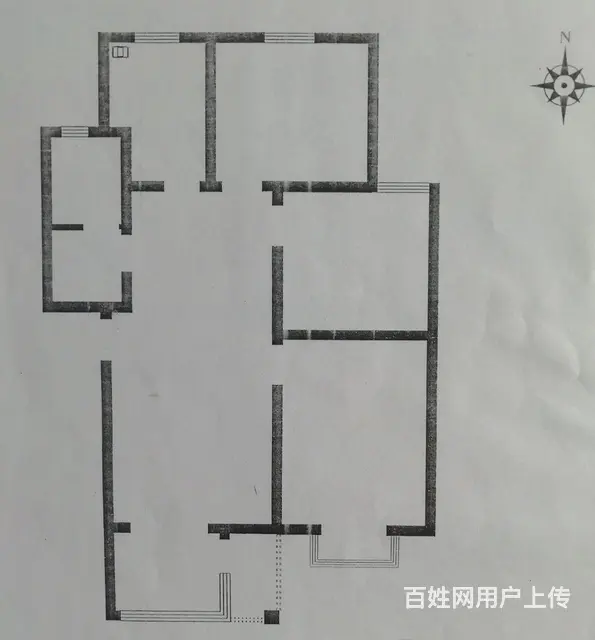 宝鸡市行政中心三迪白金汉3—2—1多层4楼可贷款 - 图片 2
