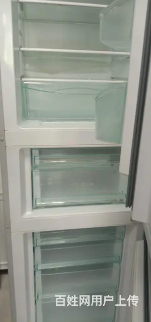 九成新三开门冰箱 - 图片 1
