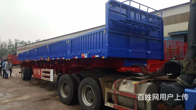 13米标车侧翻半挂车 箱高60公分 厂家直销订制 - 图片 7