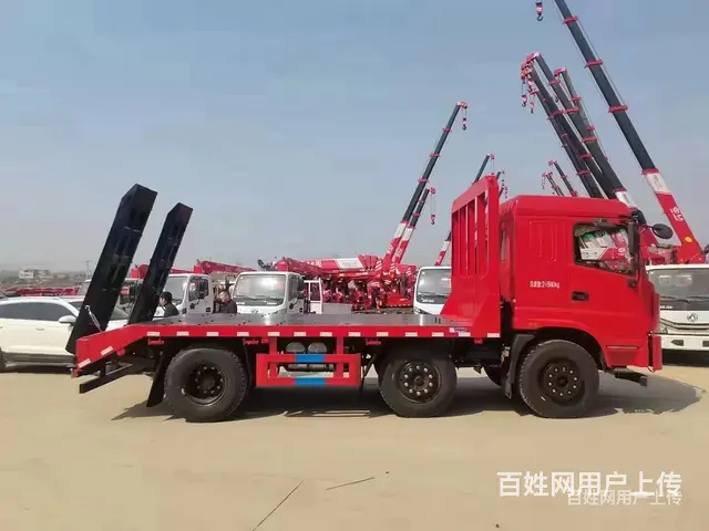 板长含斜坡6.5米挖机平板拖车 包上户 - 图片 1