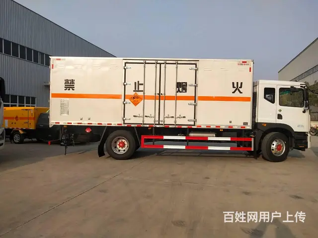 低价出售东风多利卡D9爆炸品厢式车 包上户 包送到 - 图片 3