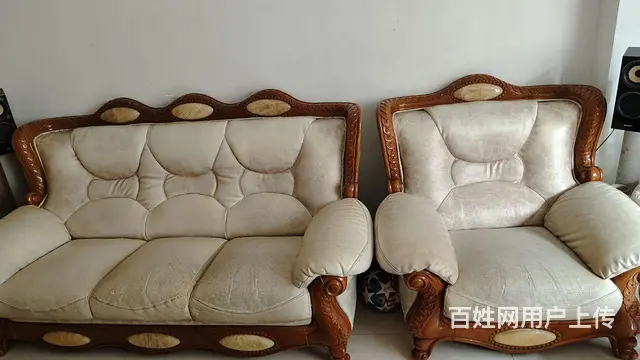欧式实木豪华沙发转让 - 图片 3