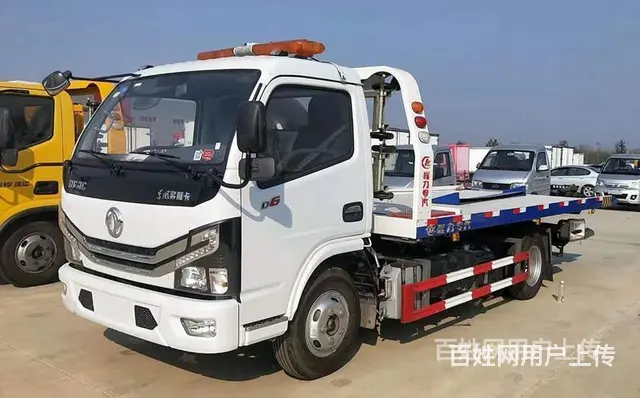 清障车厂家,重汽解放江淮高品质,一拖二平板救援拖车现车直销 - 图片 7