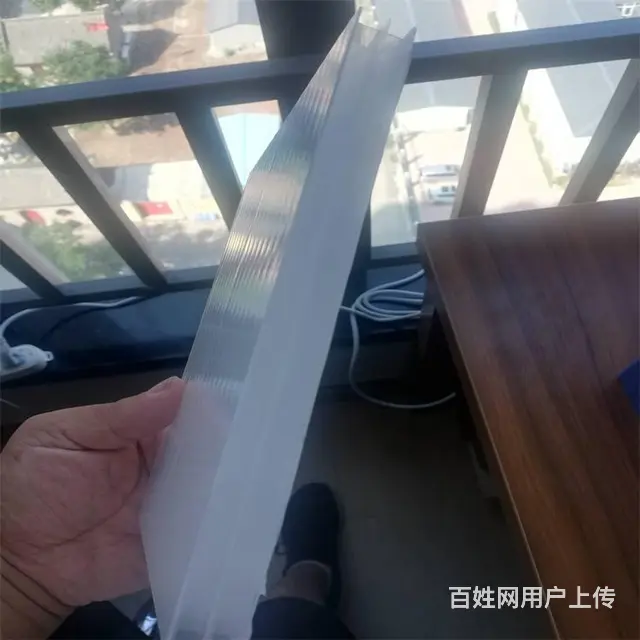 淄博周村三层阳光板厂家周村车棚阳光板防紫外线涂层 - 图片 3