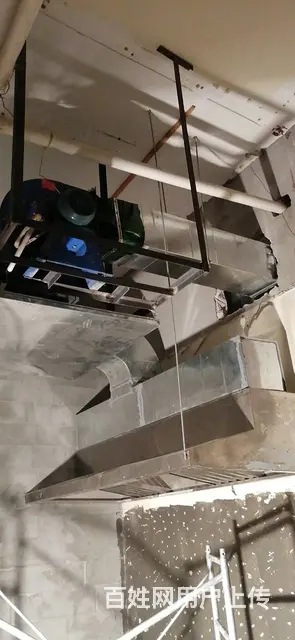 金湾排油烟风机油烟管道制作韩式自助烤肉店上排烟安装 - 图片 3