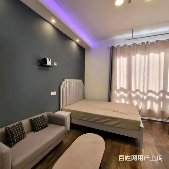 玉兰花园精装修单身公寓出租家具家电齐全，拎包入住，欧式风格， - 图片 9