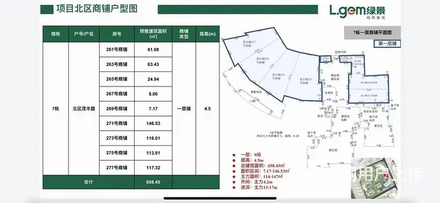 珠海市中心南湾[绿景玺悦湾临街旺铺36-200平方，核心地段 - 图片 2