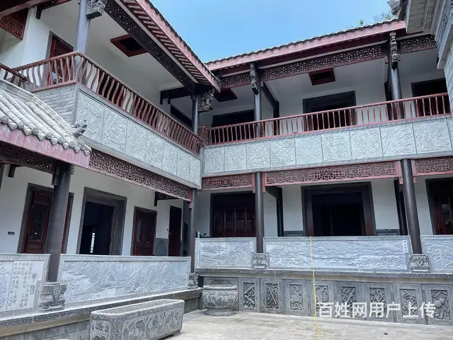 陕西汉中中式实木木门窗中式花格实木木门 - 图片 12