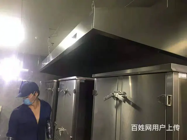 昆山玉山学校食堂连锁酒店油烟机 油烟管道清洗保养 - 图片 2