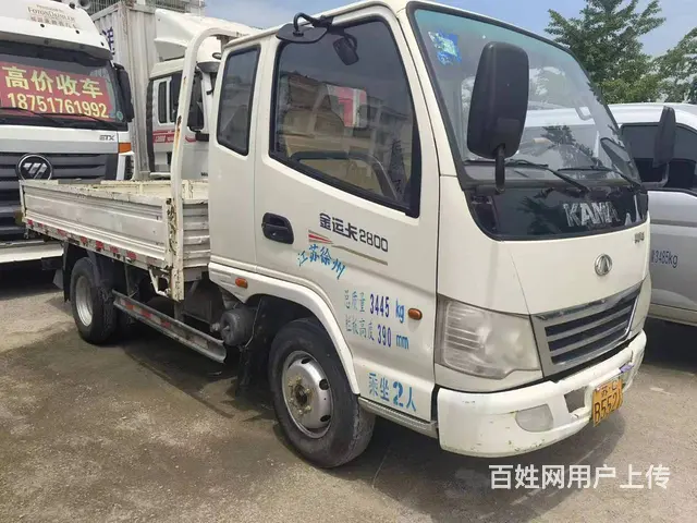16年6月凯马小黄牌，车厢3.5米平板车，价格便宜 - 图片 2