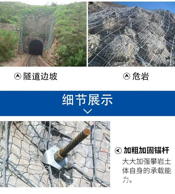 天原主动被动边坡防护网生产、批发、安装 - 图片 3