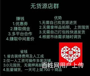 拼多多无货源店群创业加盟，店群软件代理贴牌运营教学 - 图片 4