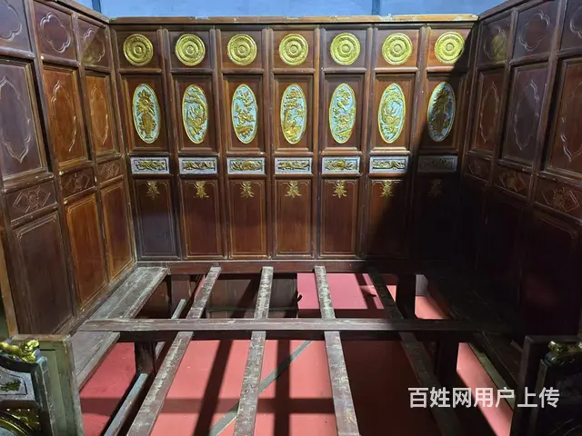 三进拔步千工床一张，如图美观漂亮，民宿，博物馆，会 - 图片 6