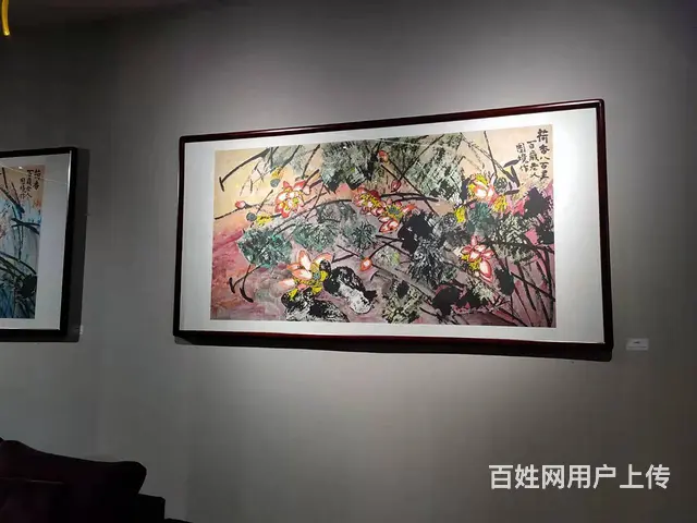 恒大雅苑字画装裱实木画框配画框裱字画 价格实惠 - 图片 2