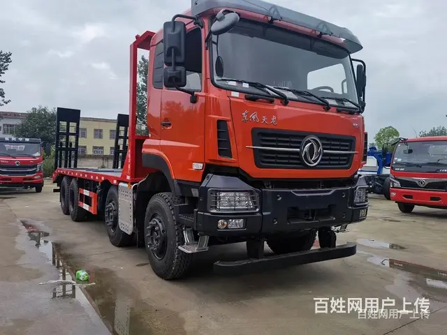宿州市国六东风前四后八挖机平板车 可按揭上户无忧 - 图片 10