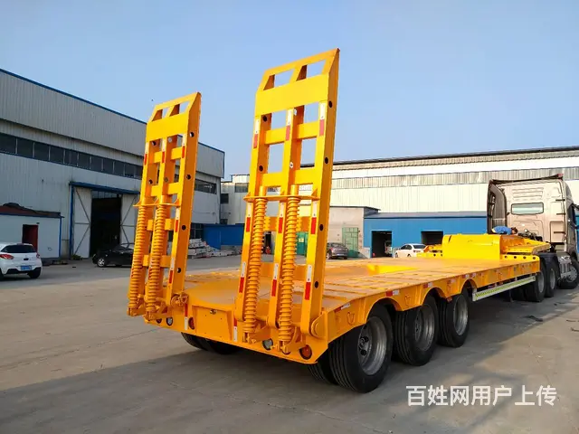常年订做10.5米-13米挖掘机运输车 - 图片 11