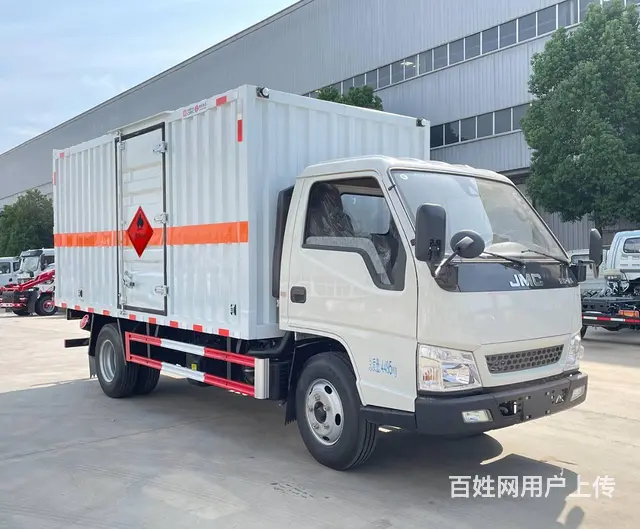 江铃顺达蓝牌易燃气体箱式运输车 厂家破价销售@ - 图片 1