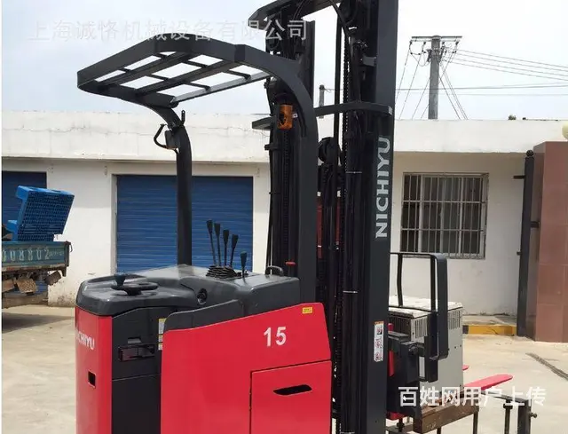 特价包邮1吨二手四轮座驾电动叉车，二手杭州电动叉车 - 图片 5