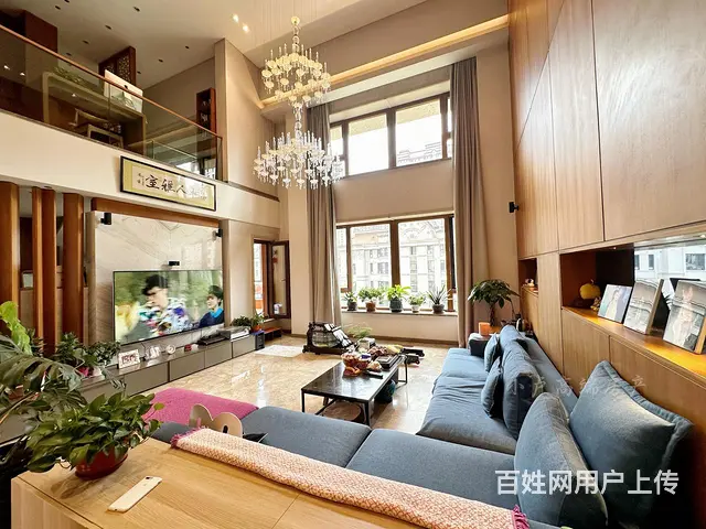 盛和世纪房主狂甩高品质精装复式房，挑高大厅带露台两个车位 - 图片 1