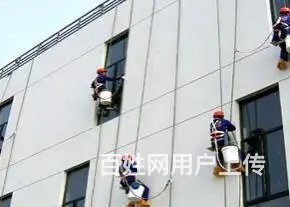 昆山市花桥尤显专业玻璃外墙清洗墙面涂料服务公司 - 图片 1