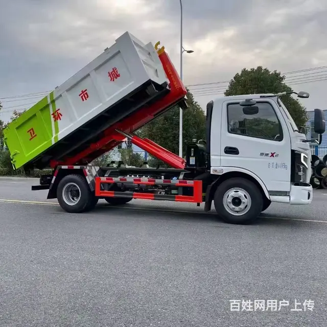 奥驰蓝牌二手勾臂垃圾车多少钱 - 图片 6