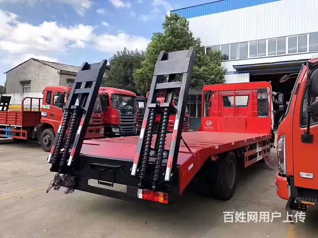 直销解放挖机拖板车 拖120/150挖机平板拖车 - 图片 11