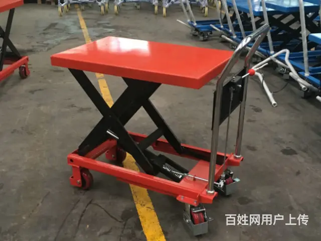 塑料箱搬运车塑料手推车双层拉货车快递铁板车乌龟车 - 图片 7