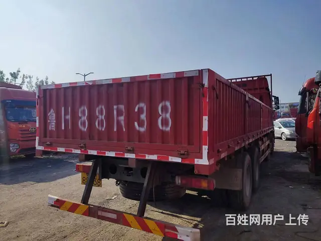 二手一汽解放J6P 9.6米平板车 前四后八 国5 - 图片 3