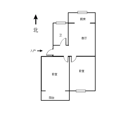 实验学校矿二院鲲鹏书城两室 - 图片 7