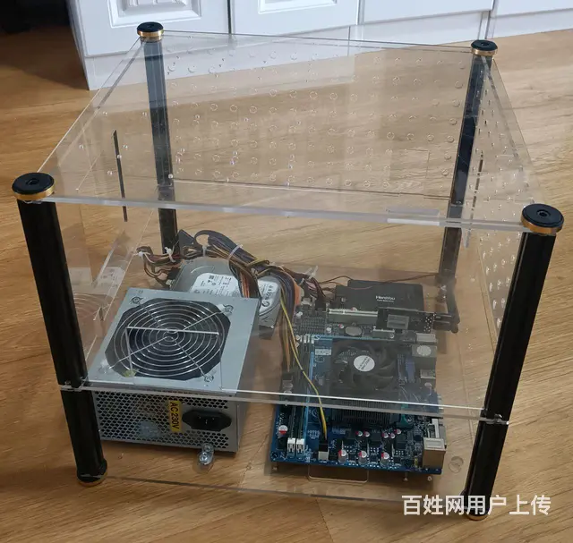 要什么侧透啊！直接来全透开放式电脑主机 - 图片 1