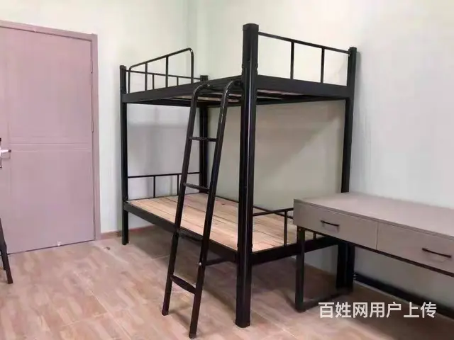 上下床儿童床人上下铺双层床上下层实木床高低床书架 - 图片 7