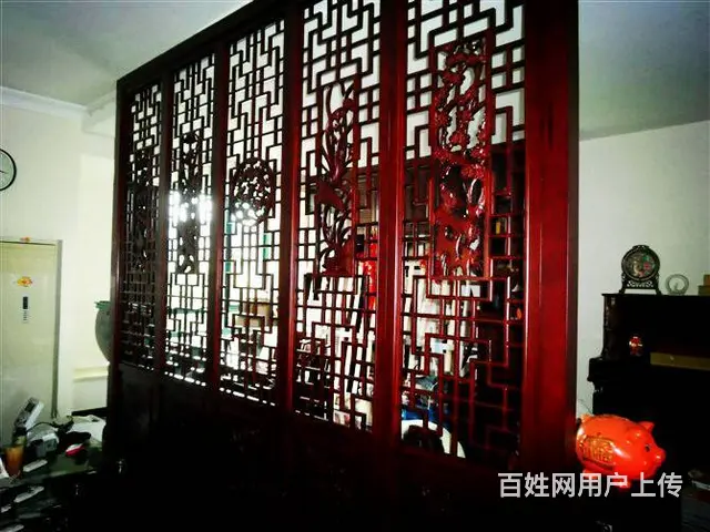 四川成都实木花格门实木雕花门 - 图片 7
