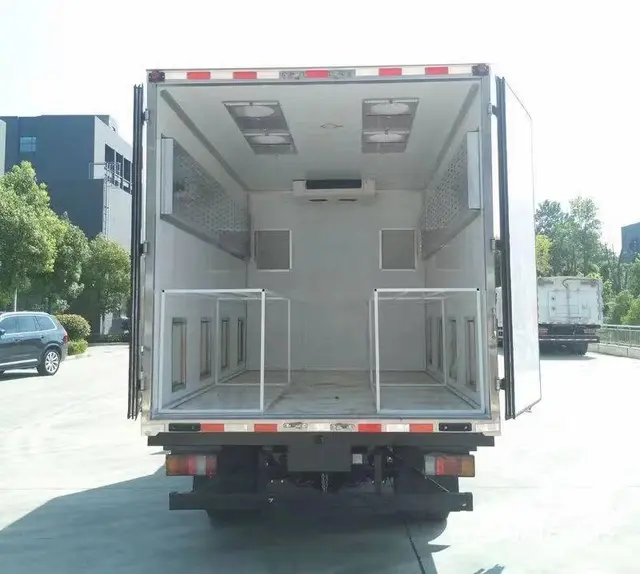 重汽豪沃鸡苗恒温冷藏运输车 雏禽运输车小鸡仔保温车 - 图片 9