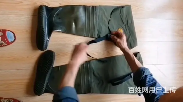 干活穿钓鱼穿的靴子99新可讲价 - 图片 1