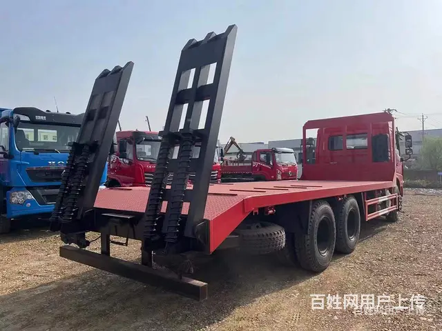 东风新款挖机板车平板车 手续齐全 - 图片 6