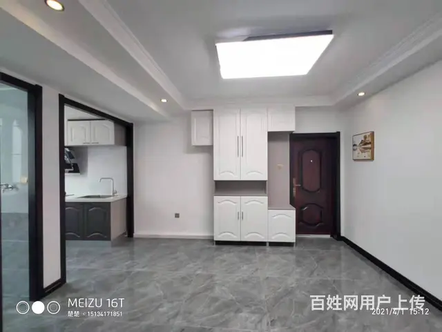 单洞小商品市场福伦小学中央北街文化里4楼57平南北新装地暖 - 图片 4