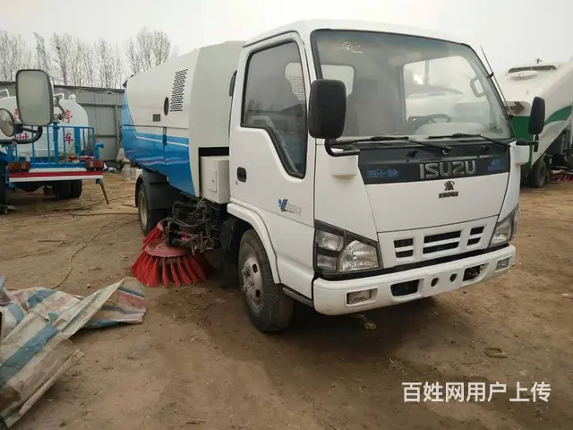 河北保定礼蒴二手高压洗扫车多功能扫地车吸尘车二手车 - 图片 5