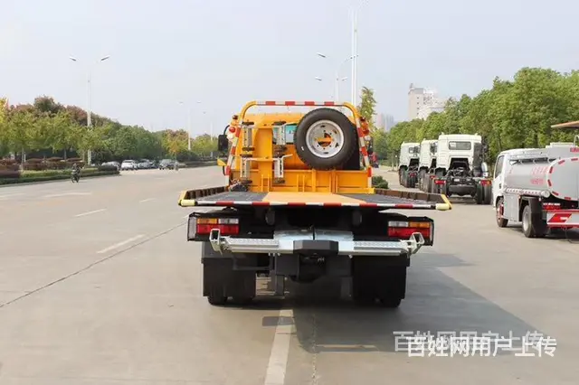 解放J6虎V蓝牌一拖二清障车售后一条龙 - 图片 6