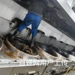 昆山市经济开发区饭店酒店单位油烟机，油烟管道清洗 - 图片 1