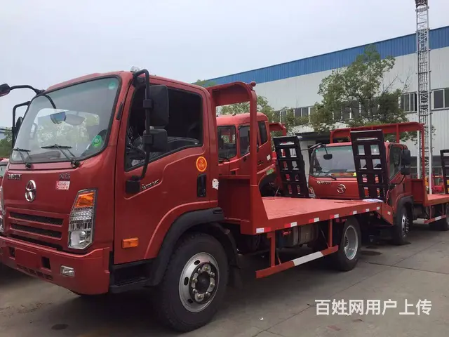 大运小型平板车 拖8吨左右挖机拖车厂家现车促销 - 图片 2