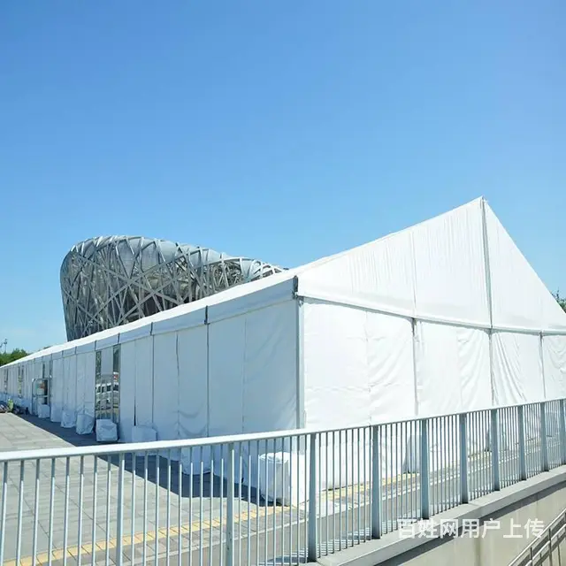 展会大棚50米跨度铝合金帐篷篷房销售租赁一站式服务 - 图片 3