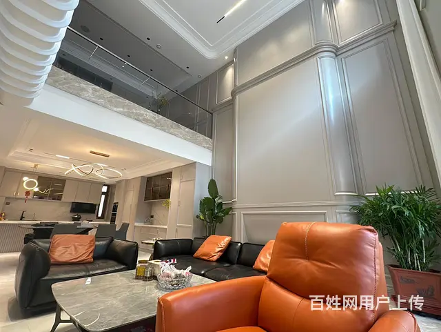 新上外滩首 府下叠挑空客厅现代轻奢豪装没咋住带花园，双车位 - 图片 3