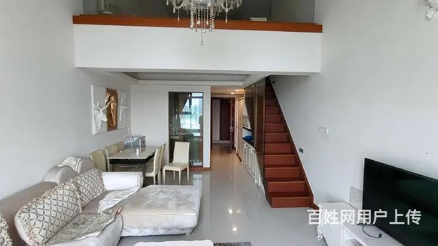 华发世纪城  精装复式 采光好 望河景 拎包随时就可以入住 - 图片 4