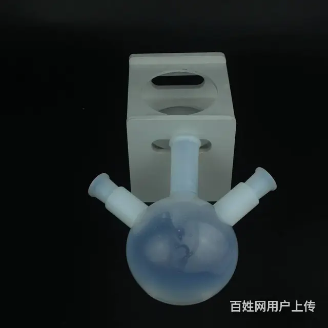 PFA烧瓶透明聚四氟圆底反应烧瓶 - 图片 1