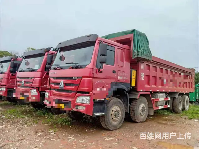 国五380马力豪沃前四后八自卸车8米2货厢 - 图片 3