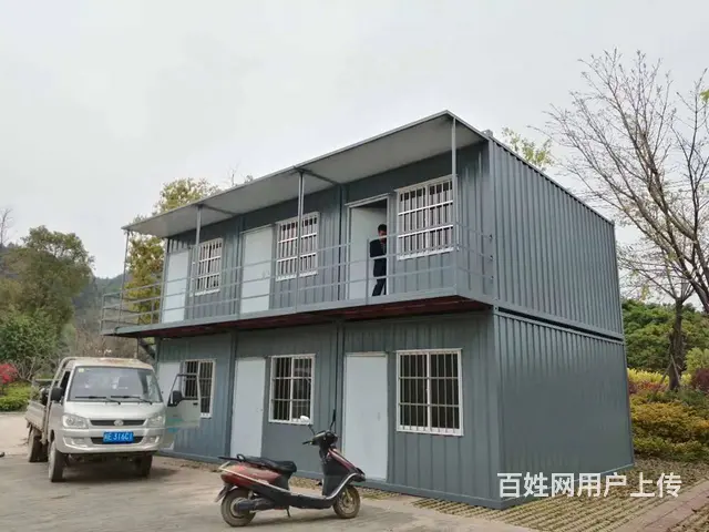 工地住人集装箱房，固定式打包箱办公房户外设备租赁 - 图片 6