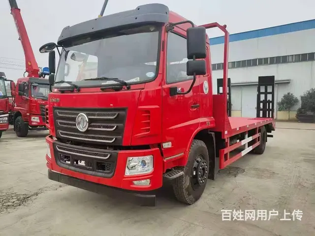 单桥黄牌平板车 拉135 155挖掘机钻机专用车 - 图片 4