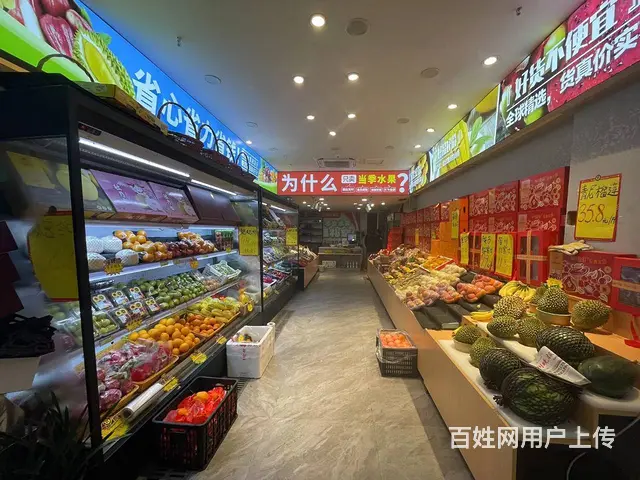 小区楼下经营中的水果店面转让 - 图片 2