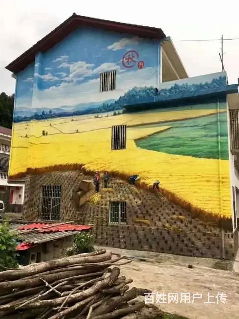 镇江墙体喷绘广告,具有持久性,墙面绘画,文明风景线 - 图片 3