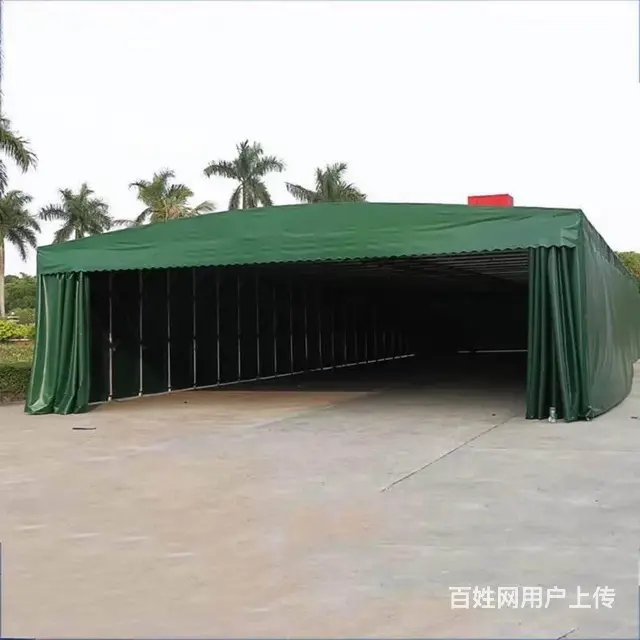 展会物流棚推拉棚活动蓬停车棚户外仓库推拉棚活动帐篷 - 图片 2